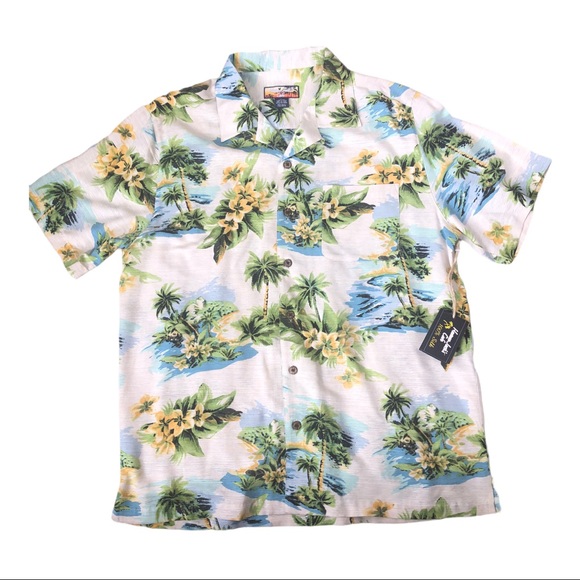Havana Jack’s Cafe Other - NWT Havana Jake’s Cafe silk Hawaiian top men’s M